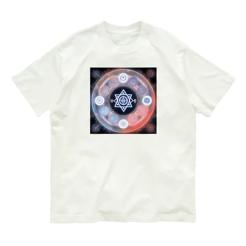 不思議模様・円 Organic Cotton T-Shirt