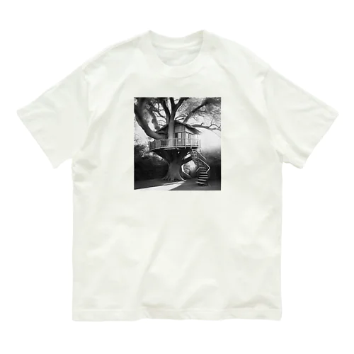 Old Treehouse at somewhere オーガニックコットンTシャツ