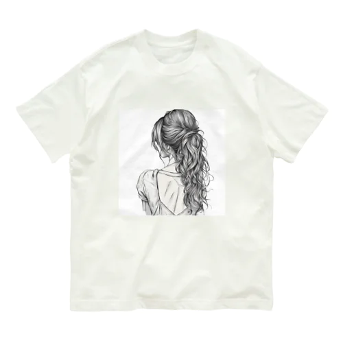 愛するあなたの後ろ姿 Organic Cotton T-Shirt