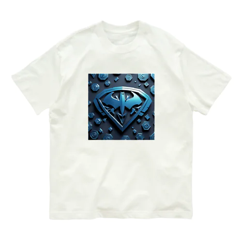 ジオメトリックなスーパーヒーローシンボル Organic Cotton T-Shirt