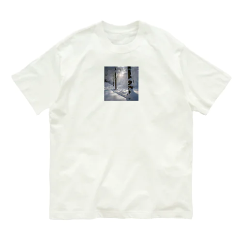 美しい雪景色グッズ Organic Cotton T-Shirt