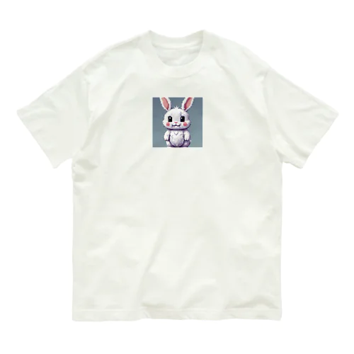 ふわふわウサギ オーガニックコットンTシャツ