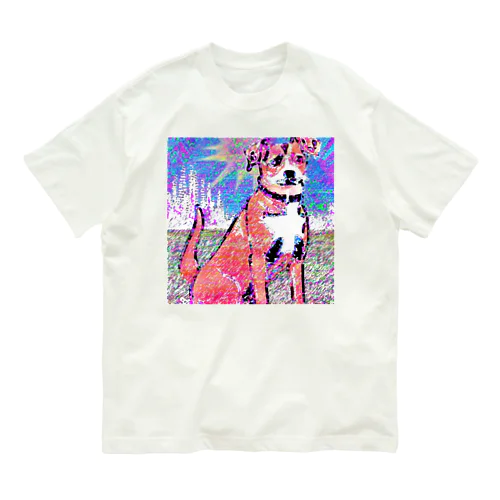 POPなDOG オーガニックコットンTシャツ