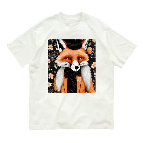 オシャレFOX オーガニックコットンTシャツ