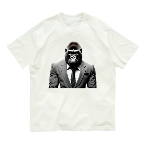 新入社員ゴリラ Organic Cotton T-Shirt