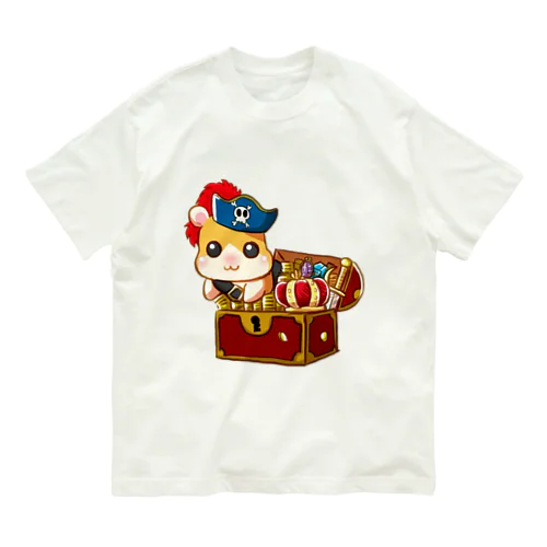 海賊ハムスター オーガニックコットンTシャツ