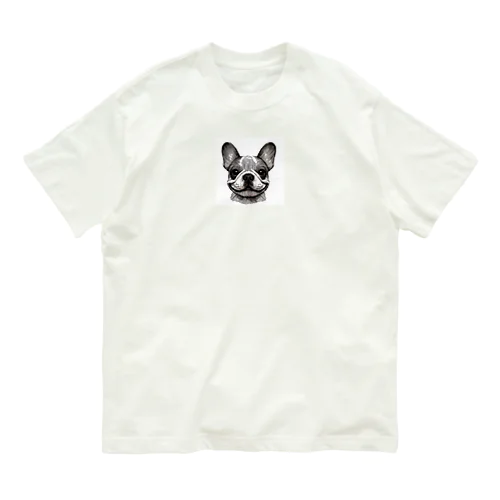 ほほえみフルブル Organic Cotton T-Shirt