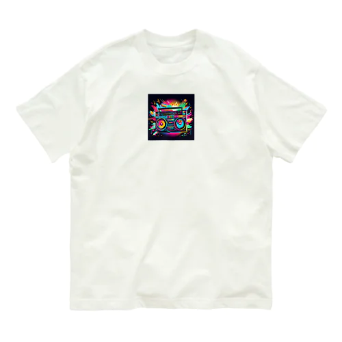 カラフルなラジカセくん Organic Cotton T-Shirt