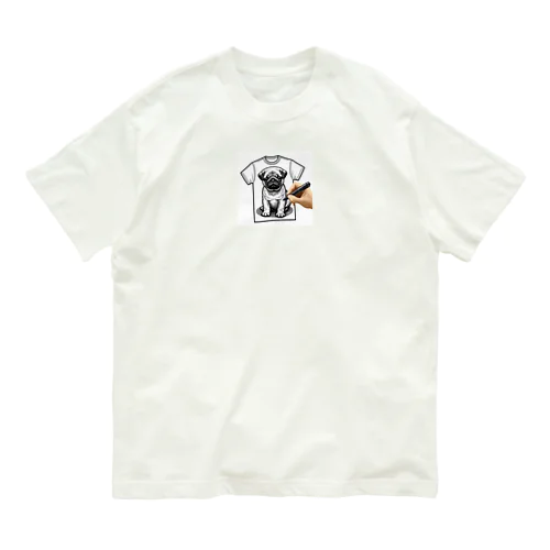 デッサンパグ T オーガニックコットンTシャツ