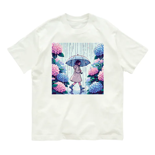 ピクセルレインガール2 Organic Cotton T-Shirt