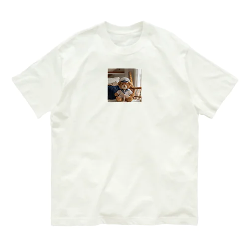 水兵くまちゃん Organic Cotton T-Shirt