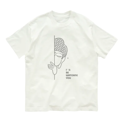 Watch (gray) オーガニックコットンTシャツ