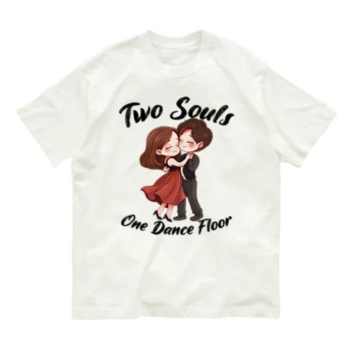 二人で踊り オーガニックコットンTシャツ