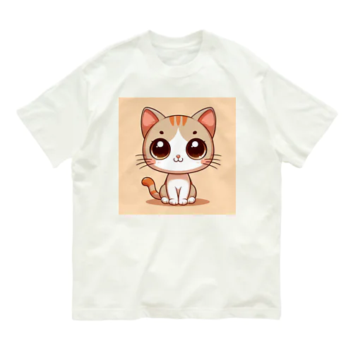 ねこニコばん Organic Cotton T-Shirt