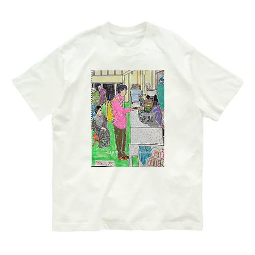 Night coffee オーガニックコットンTシャツ