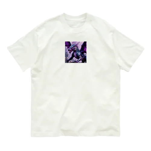 勇敢なドラゴン フラットベクトル Organic Cotton T-Shirt