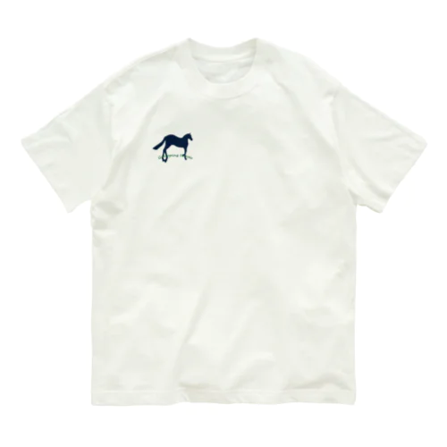 馬イラスト Organic Cotton T-Shirt