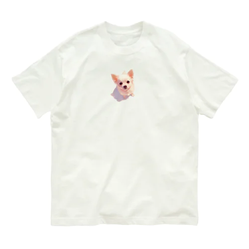 うるうる子犬 オーガニックコットンTシャツ