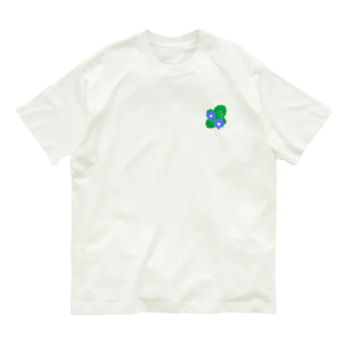 オオイヌノフグリみっけ。 オーガニックコットンTシャツ