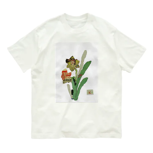 とみよのお花２ オーガニックコットンTシャツ