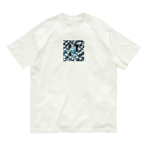 氷を分け分け オーガニックコットンTシャツ