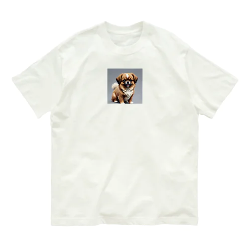 チベタン・スパニエル Organic Cotton T-Shirt