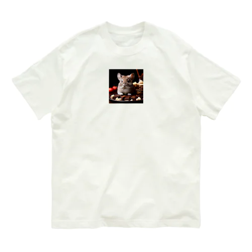 チョコレートチンチラ Organic Cotton T-Shirt