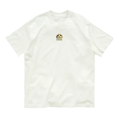 お願い猫 meme Organic Cotton T-Shirt