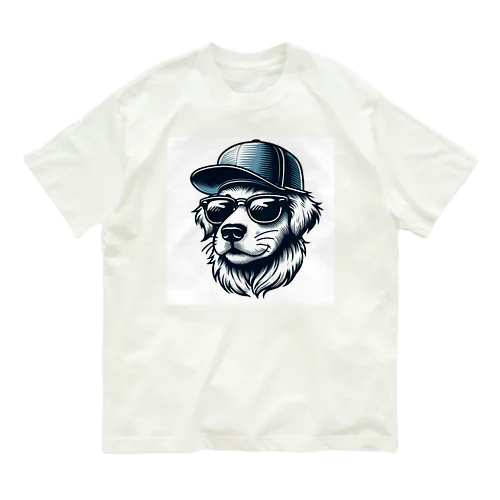 キャップ犬8 オーガニックコットンTシャツ