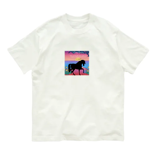 JANETのSunset オーガニックコットンTシャツ