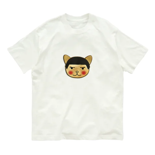 ひとにゃんゴールド オーガニックコットンTシャツ