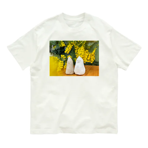 んこさまとミモザ Organic Cotton T-Shirt
