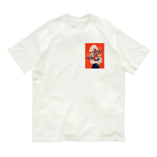 花束をあなたに　Hime  2530 オーガニックコットンTシャツ