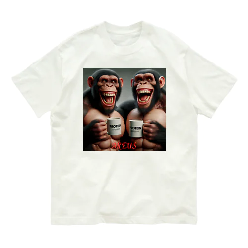 AREUS× CHIMPANZEE#3 Organic Cotton T-Shirt