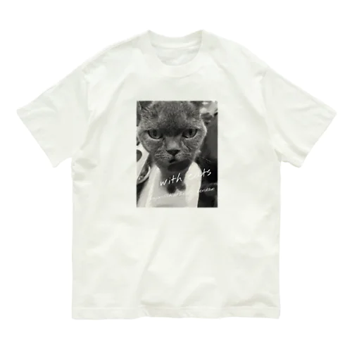 猫達と共に Organic Cotton T-Shirt