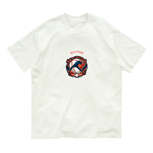 野球　ベースボール　Baseball オーガニックコットンTシャツ