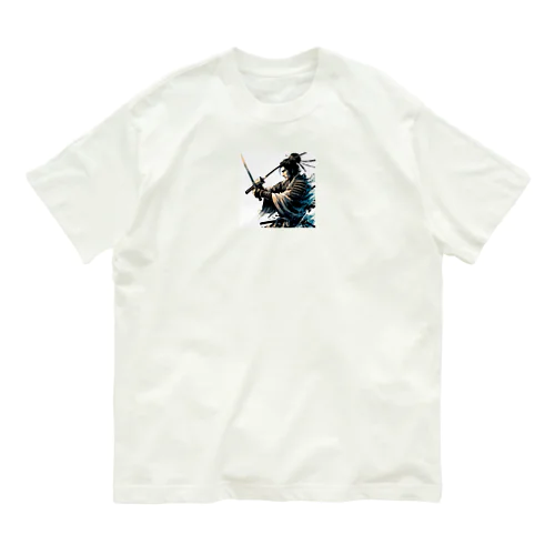 日本人なら侍好きよね Organic Cotton T-Shirt