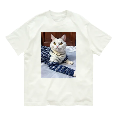 ねこちゃん、 Organic Cotton T-Shirt