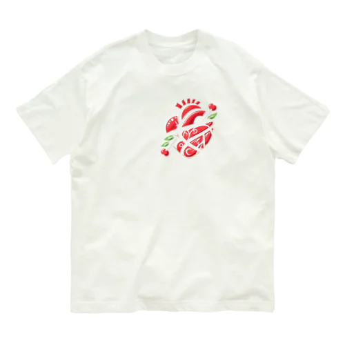 ミートハーツ　 Organic Cotton T-Shirt