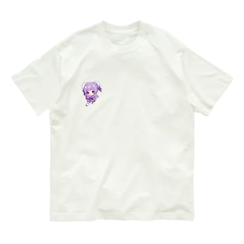 イラストデザイン　ママミニキャラばーじょん Organic Cotton T-Shirt