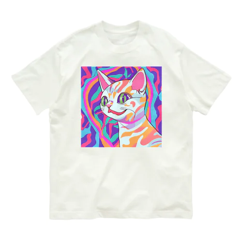 Psy Cat Organic Cotton T-Shirt