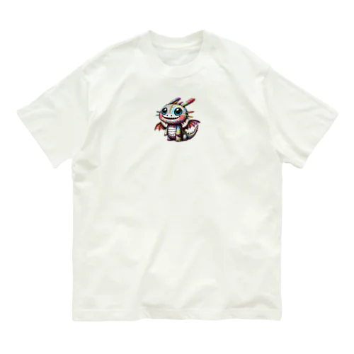 虹ドラゴン Organic Cotton T-Shirt