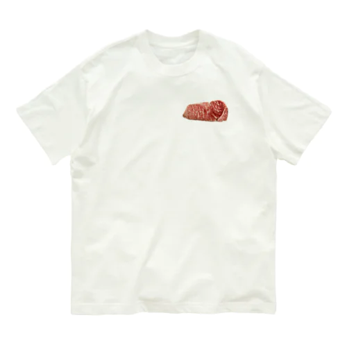 ステーキ派！ Organic Cotton T-Shirt