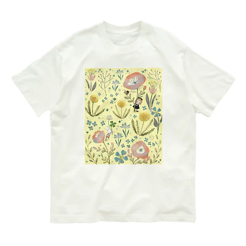 🌸春のかくれんぼ🌸 オーガニックコットンTシャツ