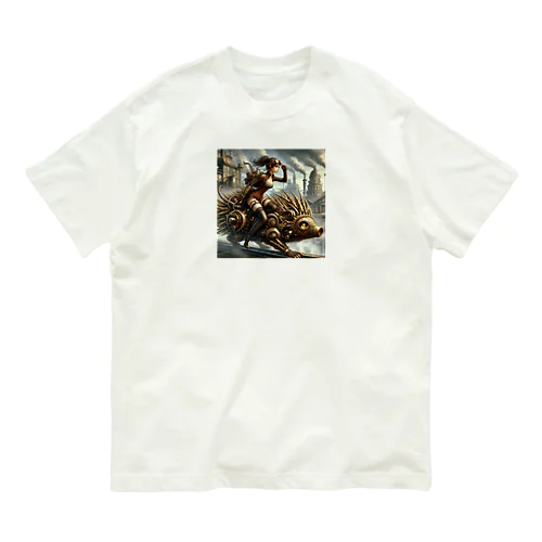 赤（セキ）の国の戦闘員 Organic Cotton T-Shirt