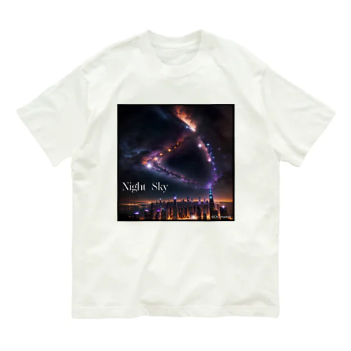 night sky Organic Cotton T-Shirt