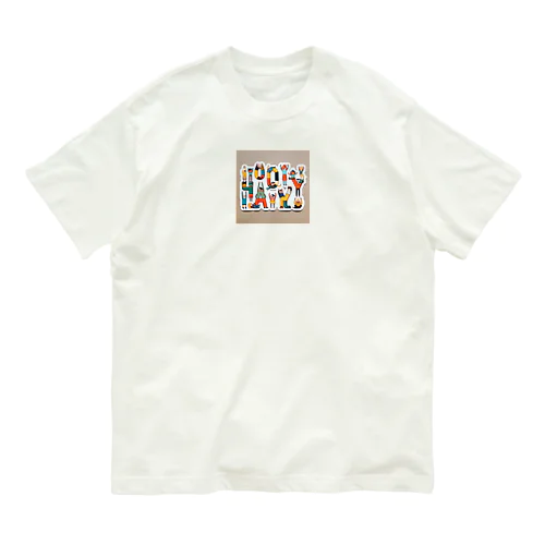 おめでとう　！ オーガニックコットンTシャツ