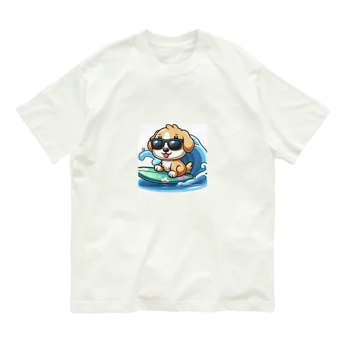 ふてくされワン オーガニックコットンTシャツ