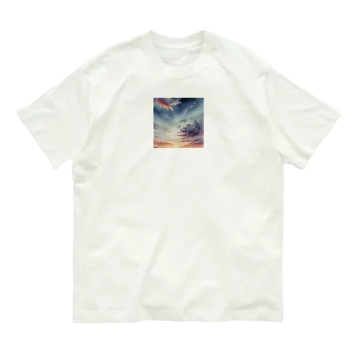 空のグラデーション Organic Cotton T-Shirt