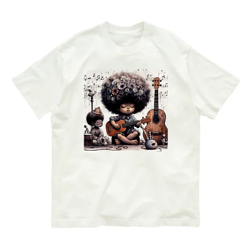 ウクレレを奏でる天才 Organic Cotton T-Shirt